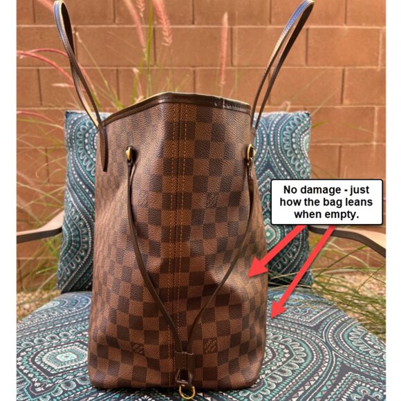 Authentic Louis Vuitton Neverfull GM Damier Ebene Tote - Proof of Purchase Incl. - Picture 5 of 11